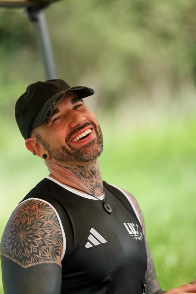 Freude und gute Laune beim Lauf